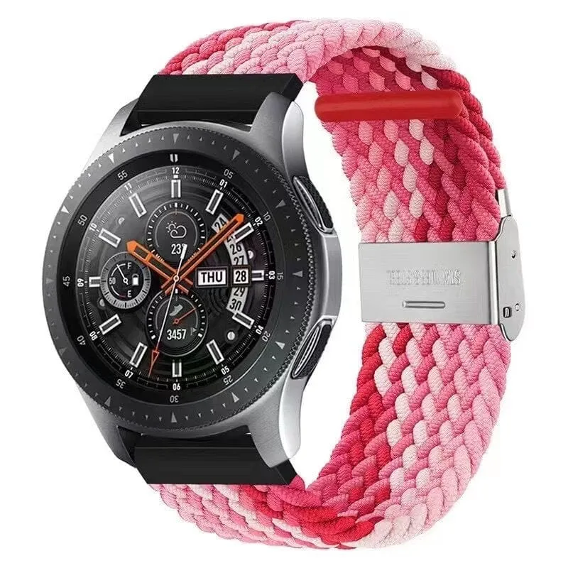 Nylon Braided Loop Watch Straps Compatible with the Oppo Watch 2 42mm