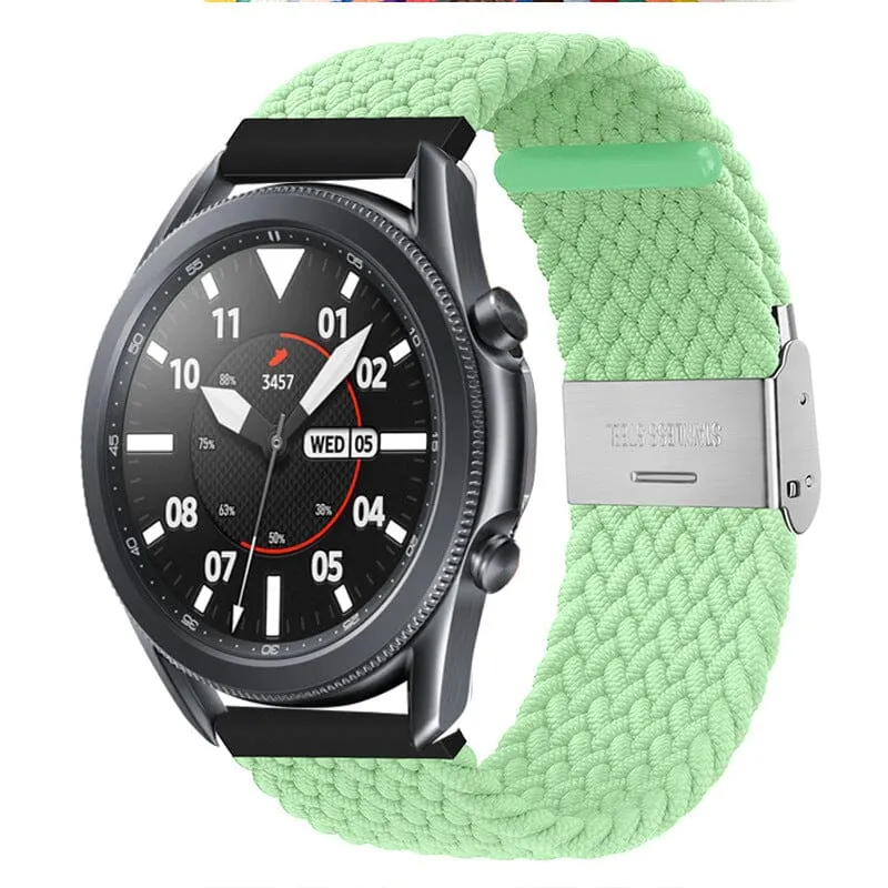 Nylon Braided Loop Watch Straps Compatible with the Oppo Watch 2 42mm