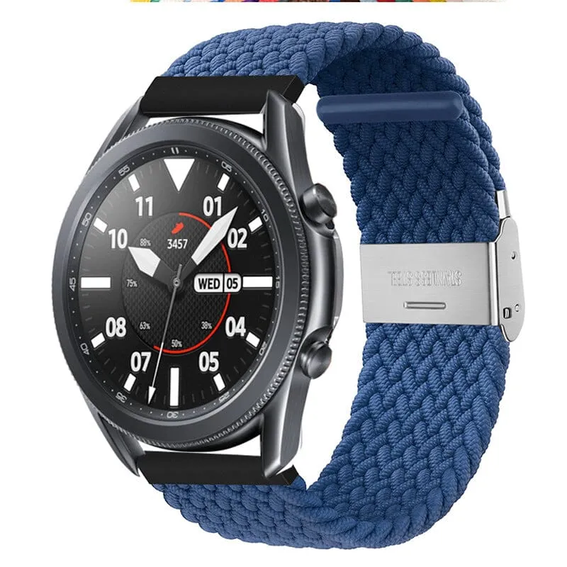 Nylon Braided Loop Watch Straps Compatible with the Oppo Watch 2 42mm