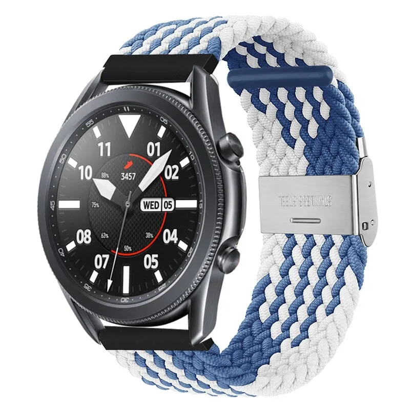 Nylon Braided Loop Watch Straps Compatible with the Oppo Watch 2 42mm