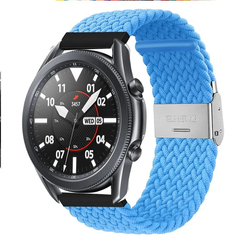 Nylon Braided Loop Watch Straps Compatible with the Oppo Watch 2 42mm