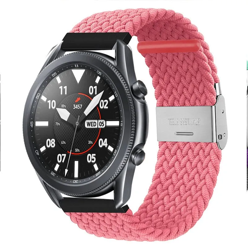 Nylon Braided Loop Watch Straps Compatible with the Oppo Watch 2 42mm