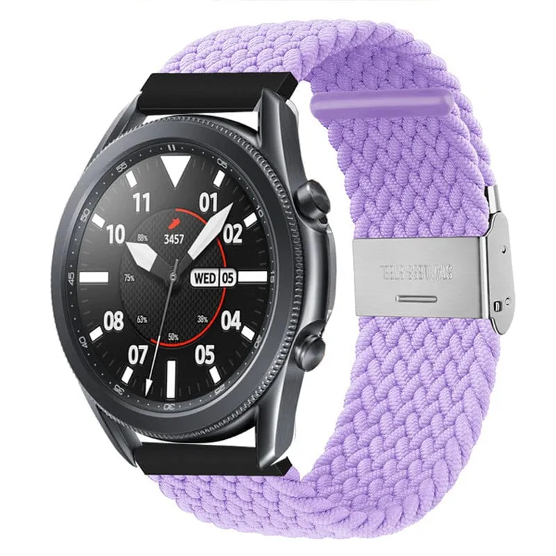 Nylon Braided Loop Watch Straps Compatible with the Oppo Watch 2 42mm