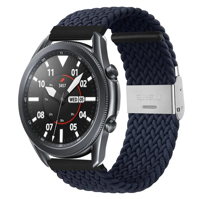 Nylon Braided Loop Watch Straps Compatible with the Oppo Watch 2 42mm