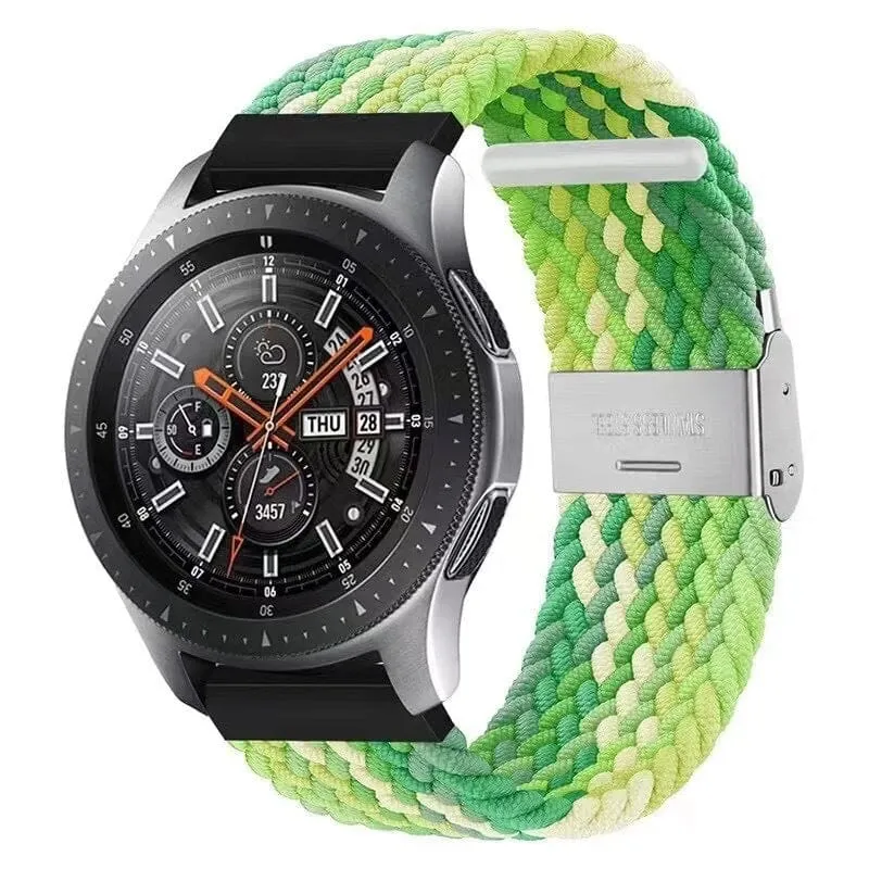 Nylon Braided Loop Watch Straps Compatible with the Oppo Watch 2 42mm