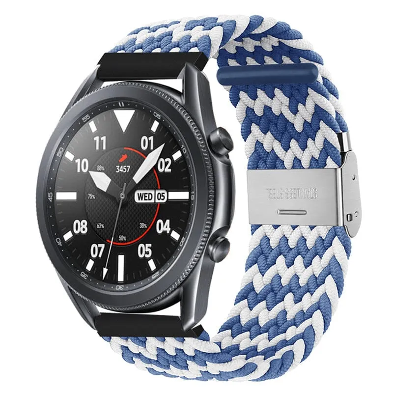 Nylon Braided Loop Watch Straps Compatible with the Oppo Watch 2 42mm