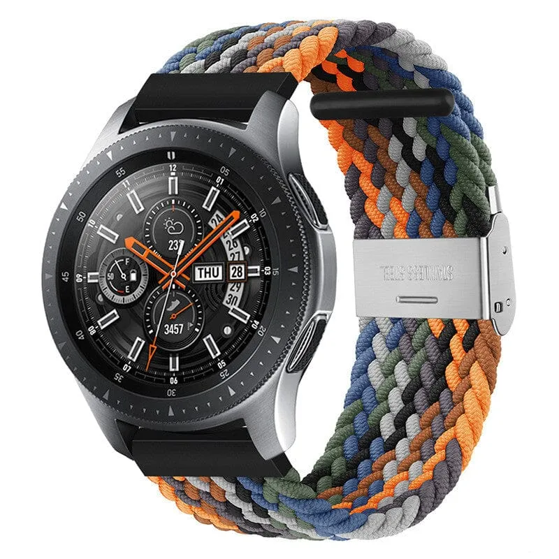 Nylon Braided Loop Watch Straps Compatible with the Oppo Watch 2 42mm