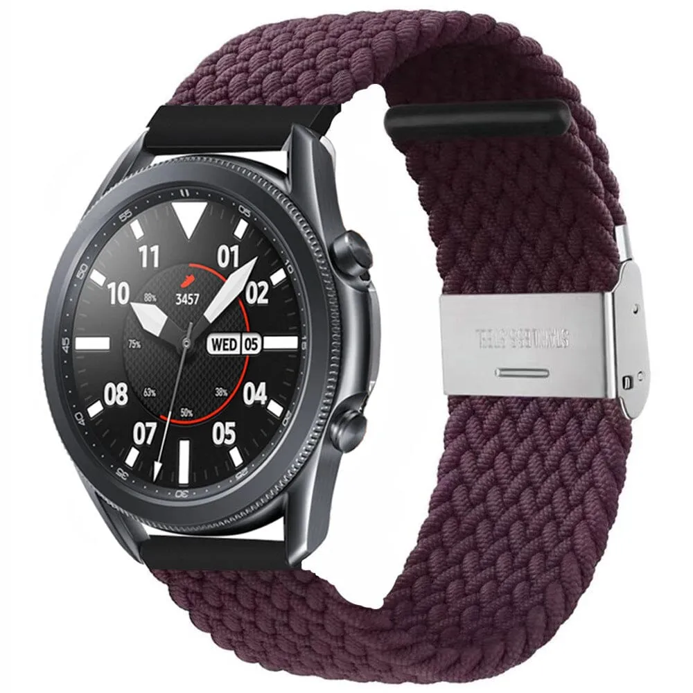 Nylon Braided Loop Watch Straps Compatible with the Oppo Watch 2 42mm