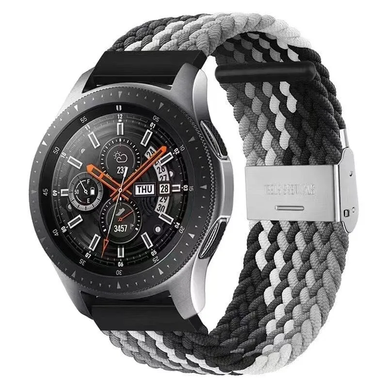 Nylon Braided Loop Watch Straps Compatible with the Oppo Watch 2 42mm