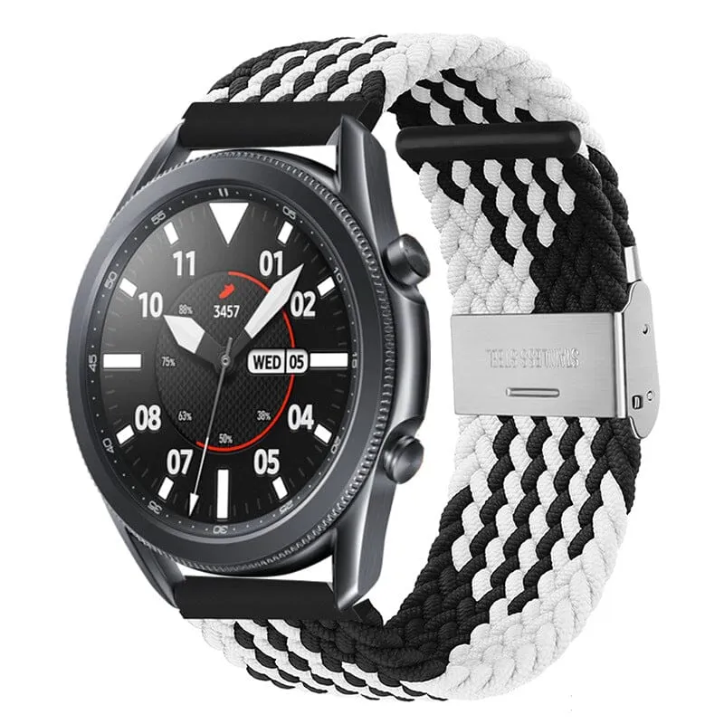 Nylon Braided Loop Watch Straps Compatible with the Oppo Watch 2 42mm