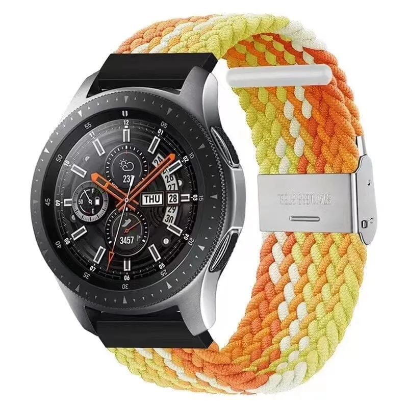 Nylon Braided Loop Watch Straps Compatible with the Oppo Watch 2 42mm