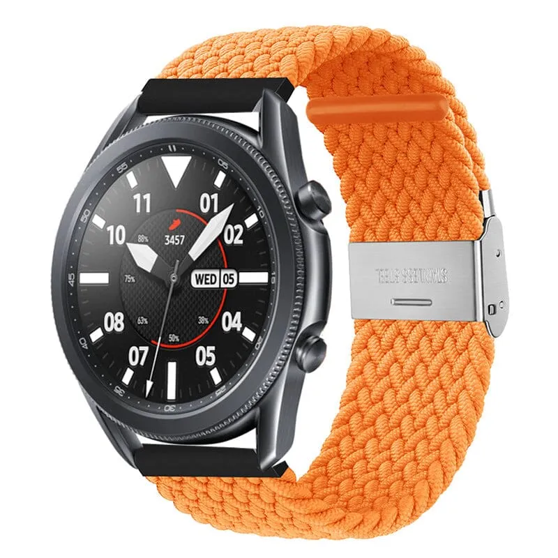 Nylon Braided Loop Watch Straps Compatible with the Oppo Watch 2 42mm