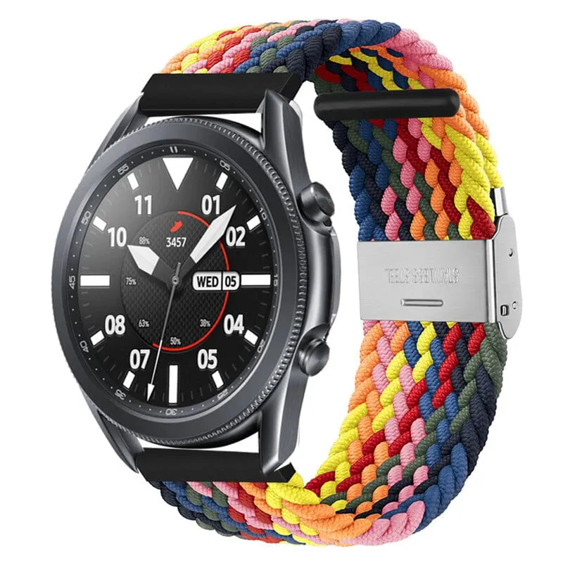 Nylon Braided Loop Watch Straps Compatible with the Oppo Watch 2 42mm