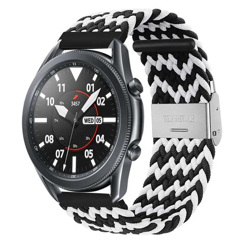 Nylon Braided Loop Watch Straps Compatible with the Oppo Watch 2 42mm