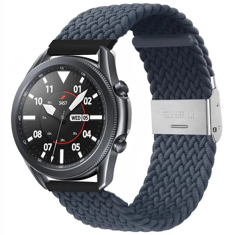 Nylon Braided Loop Watch Straps Compatible with the Oppo Watch 2 42mm