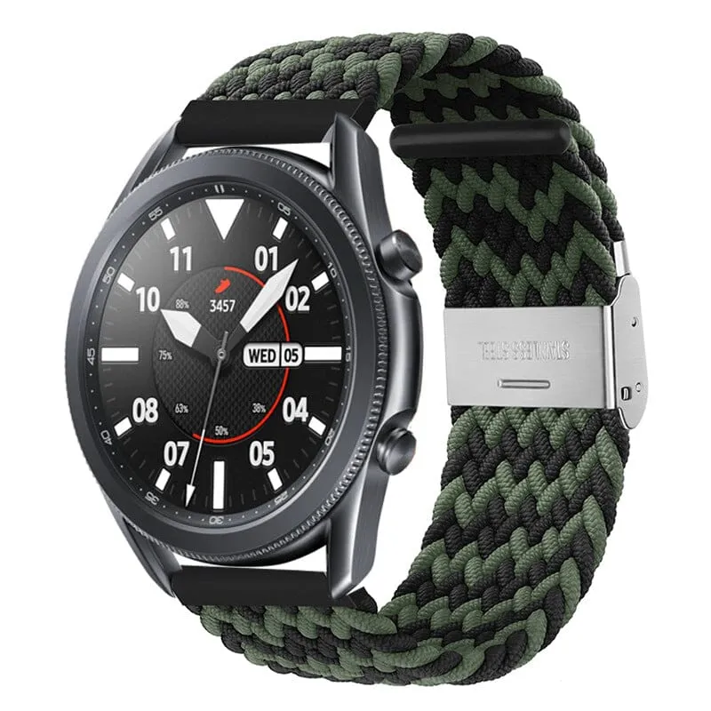 Nylon Braided Loop Watch Straps Compatible with the Oppo Watch 2 42mm