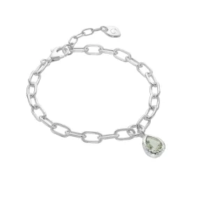 Ocean Droplet Quartz Bracelet