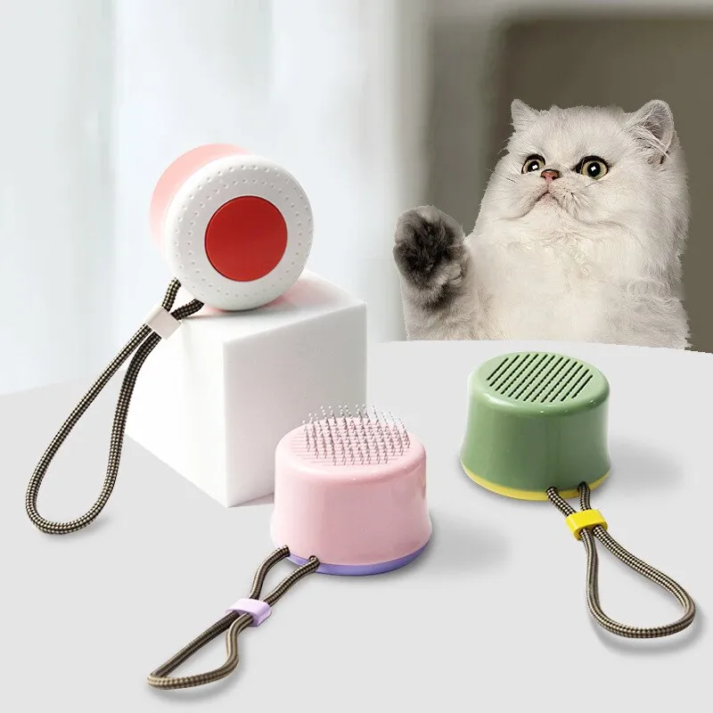 One Click Clean Mini Cat Hair Removal Brush