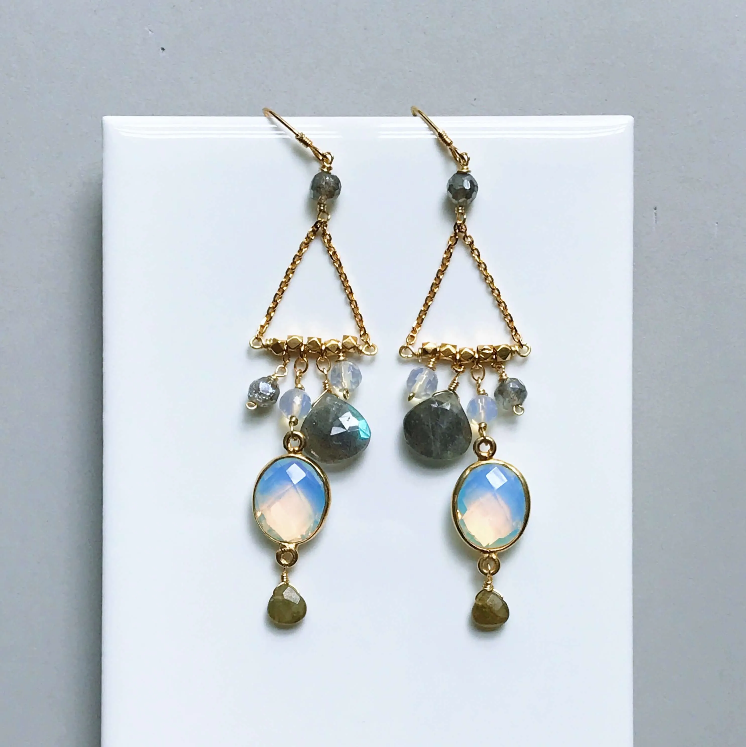 Opal Quartz Chandie Earrings