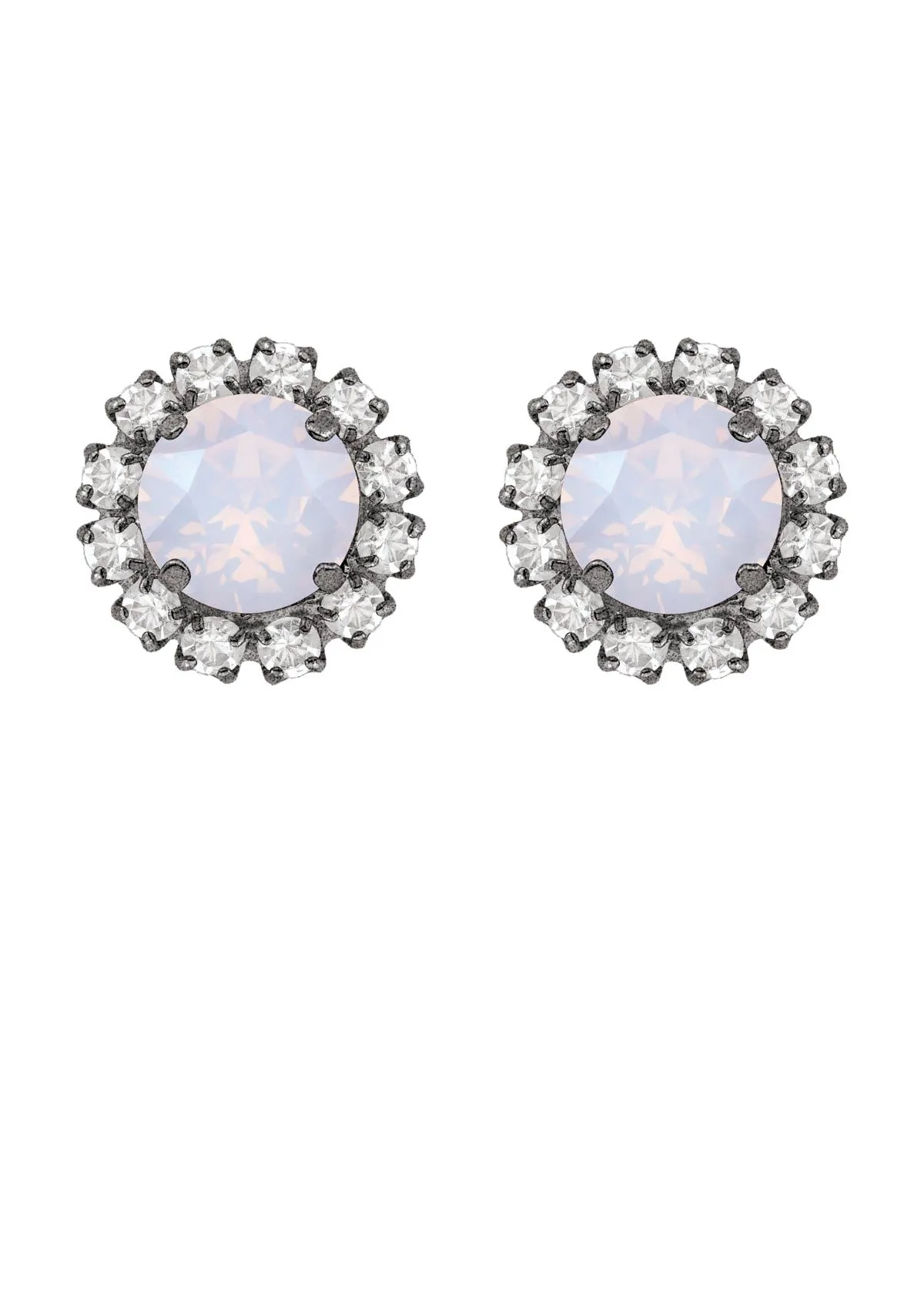 Opal Rivoli Mini Studs with Strass