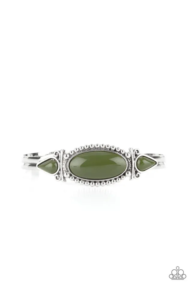 Paparazzi Bracelet ~ Tribal Trinket - Green