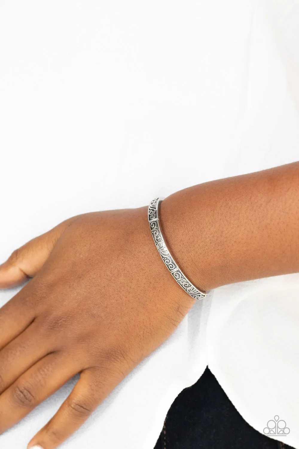 Paparazzi Precisely Petite Silver Bracelet