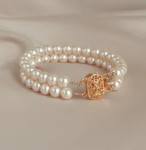 Pearl Double Strand Bracelet