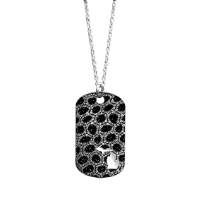 PETOSKEY STONE PATTERN DOG TAG