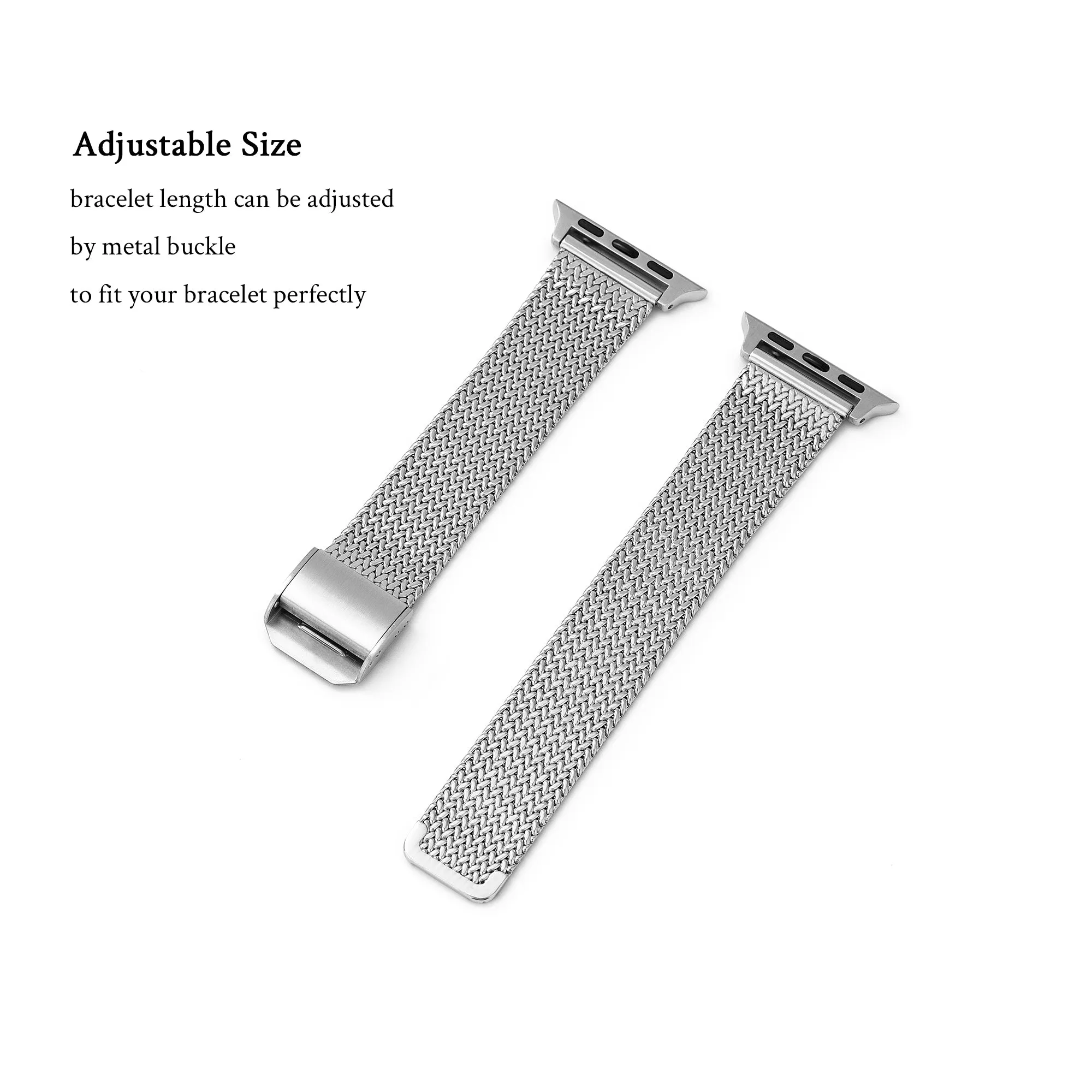 Polished Stainless Steel Watch Band