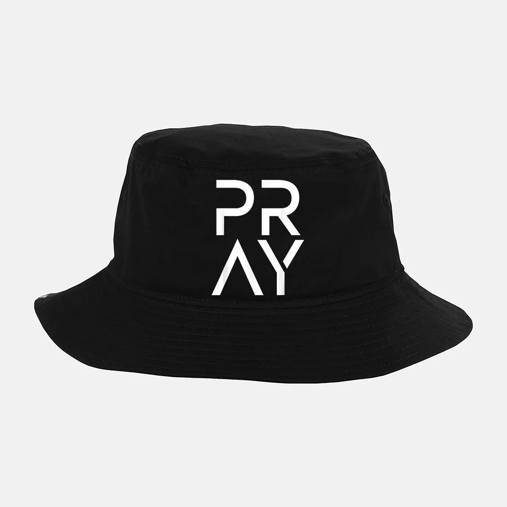 Pray God Jesus Christ Faith For Prayer Warrior Christian Bucket Hat