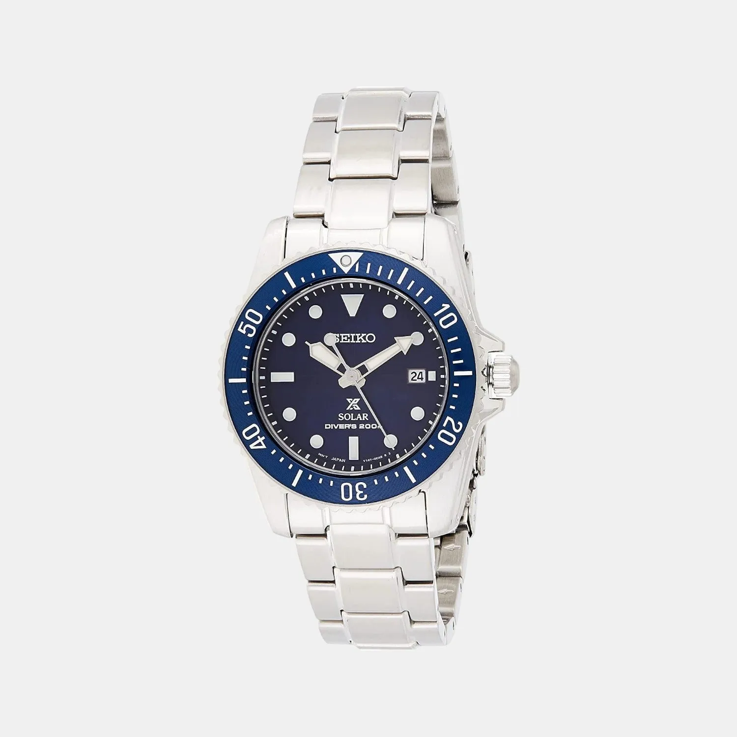 Prospex Men's Blue Analog Stainless Steel Watch SNE585P1