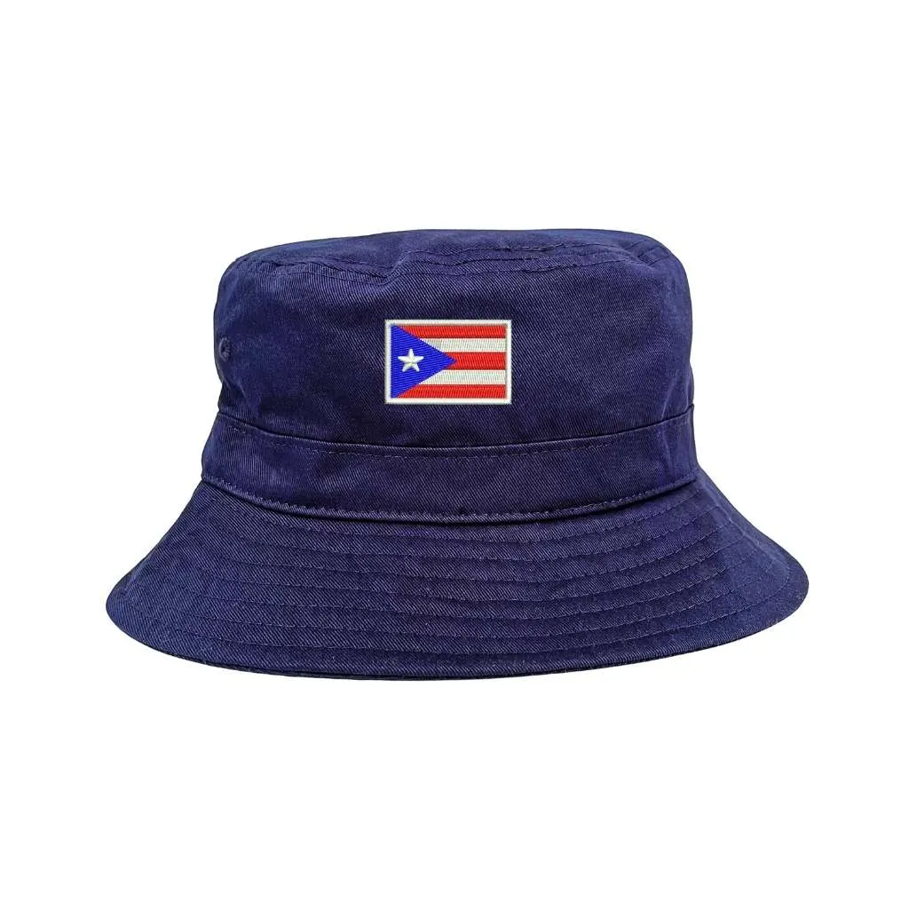 Puerto Rico Flag Bucket Hat