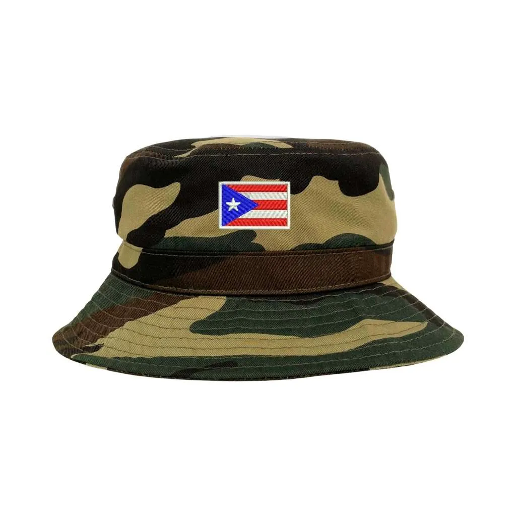 Puerto Rico Flag Bucket Hat