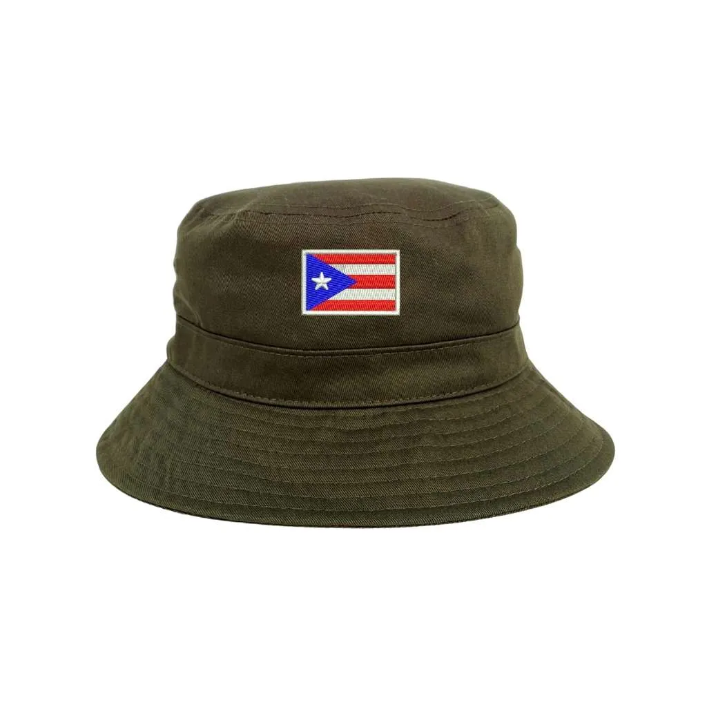 Puerto Rico Flag Bucket Hat