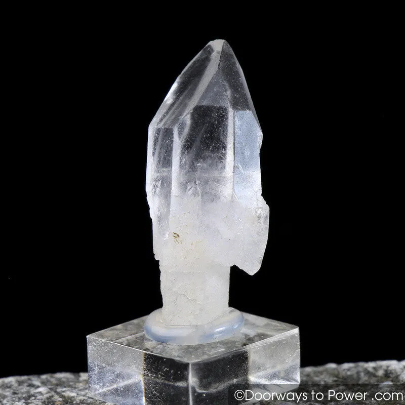 Quartz Scepter Specimen w/ Channeling Time Link Crystal  'High Priest'