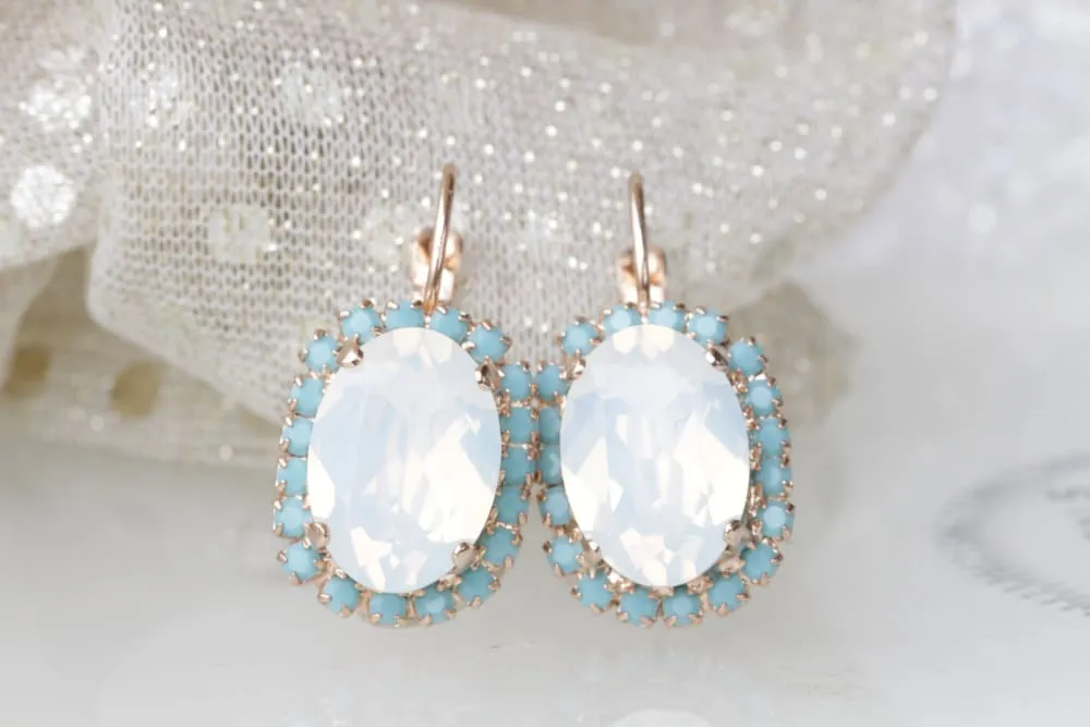 Rebeka WHITE EARRINGS