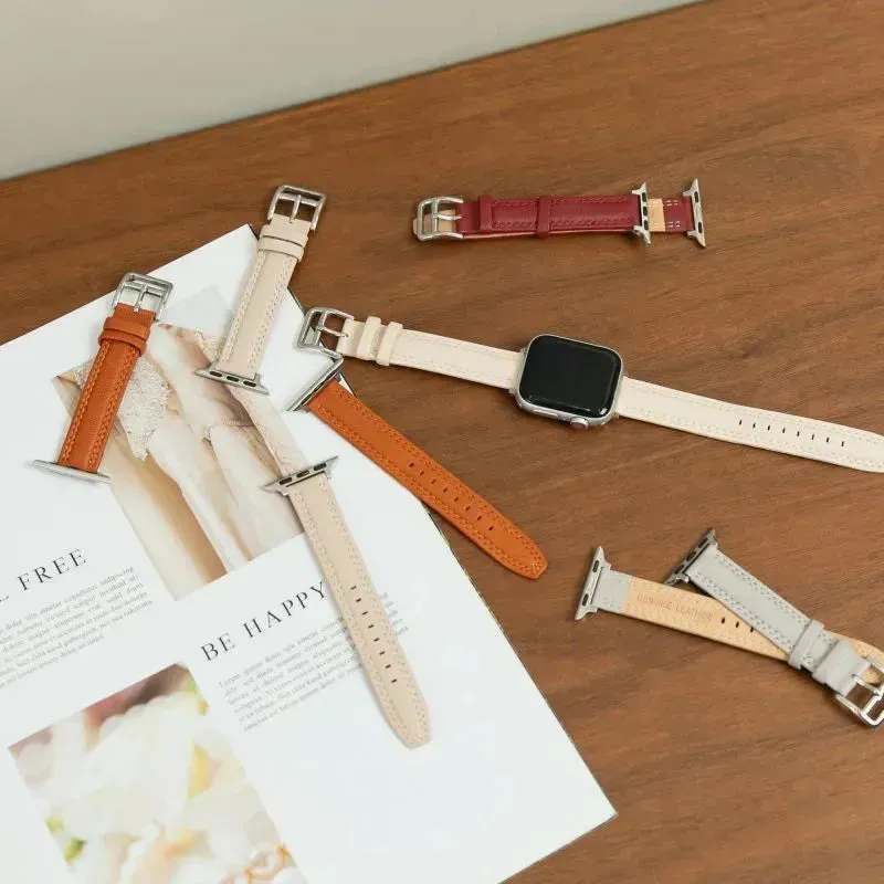 Replaceable Genuine Leather Watch Band Strap for iwatch