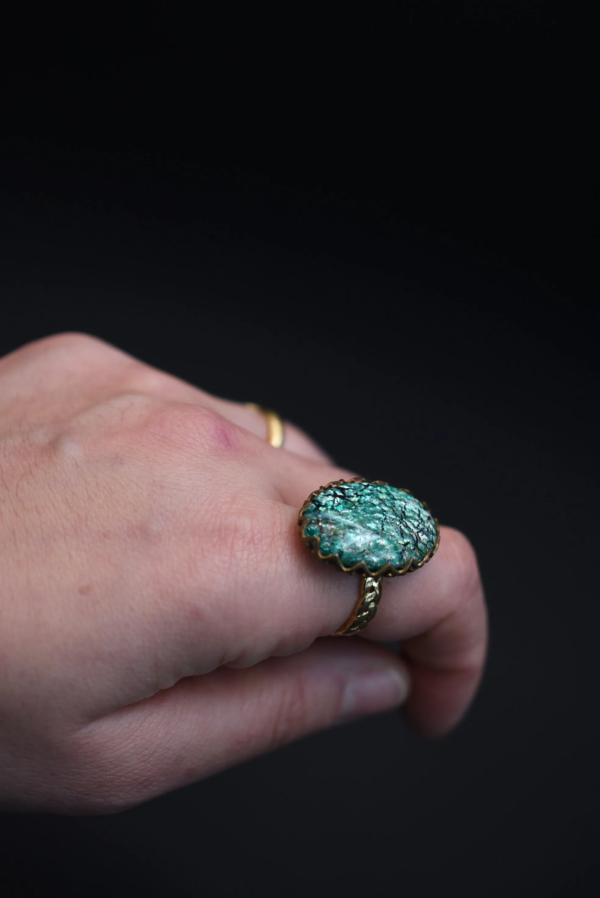 ring Czech  Dragon Breath2 vintage 1960'S【Limited item　One-of-a-kind】