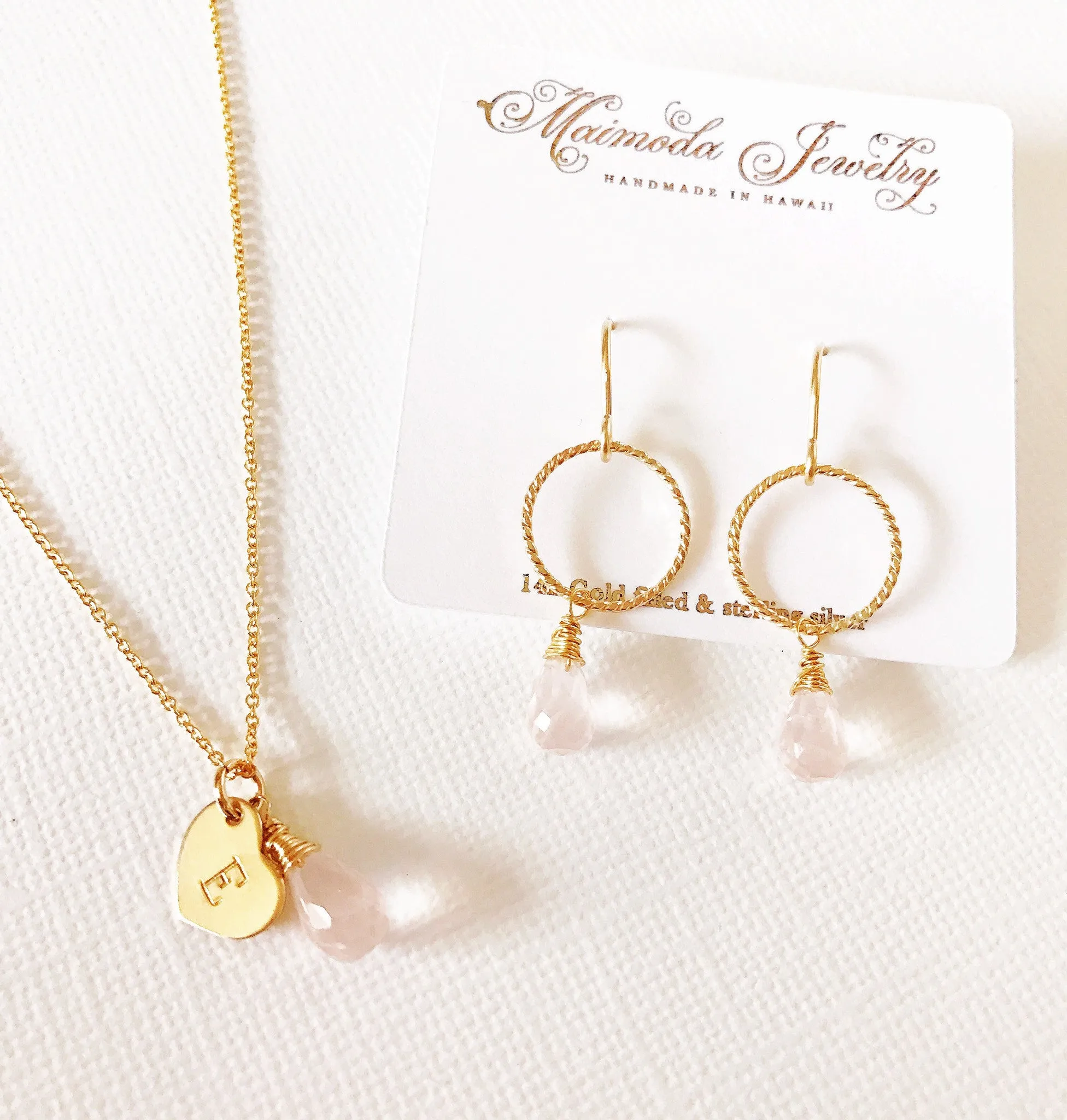 Rose quartz gift set (S105)