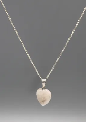 Rose Quartz Heart Shape Love Pendant