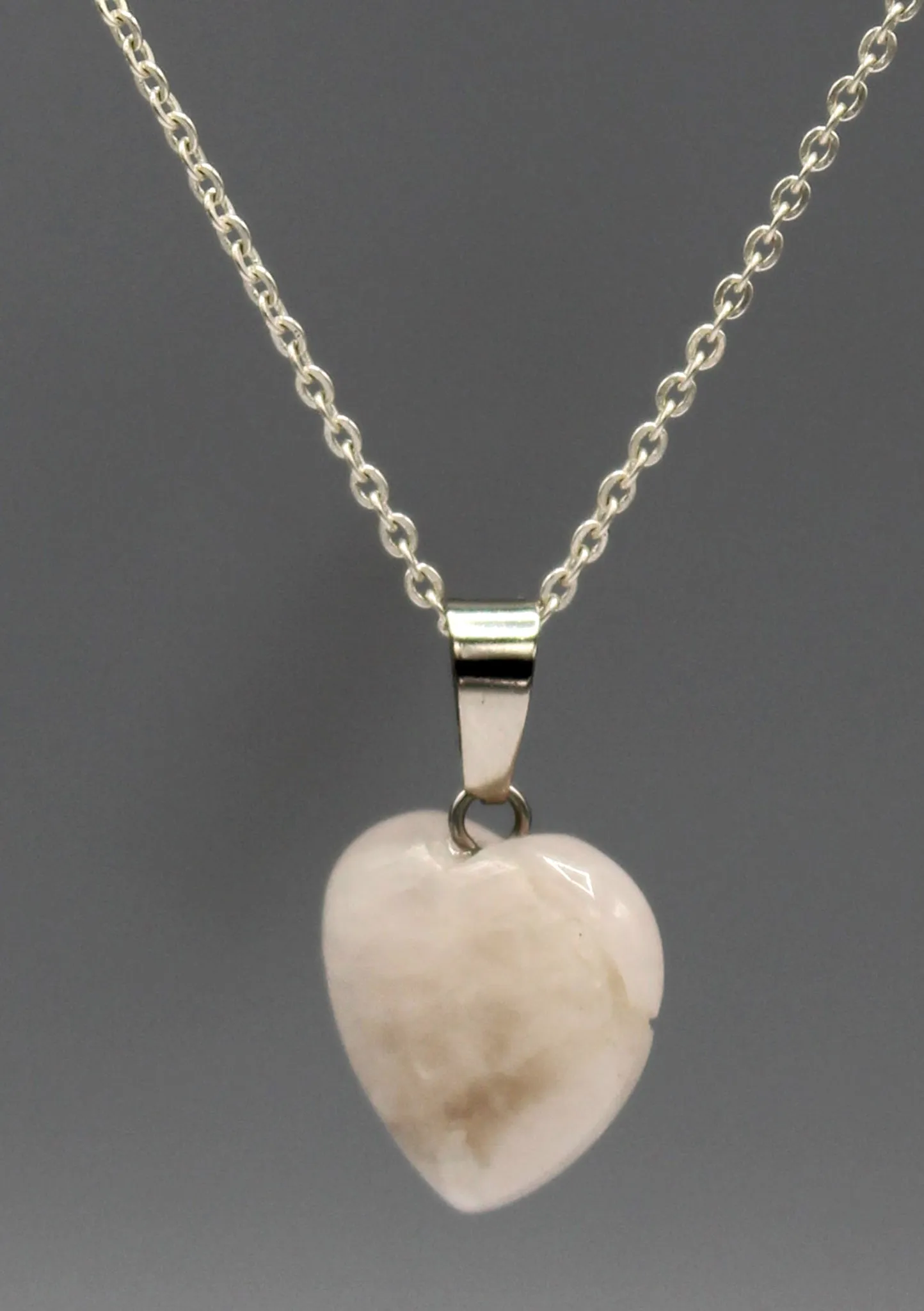 Rose Quartz Heart Shape Love Pendant