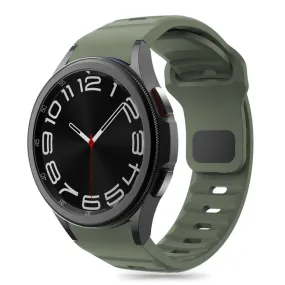 Samsung Galaxy Watch 4 / 5 / 6 / 7 / FE Tech-Protect Silicone Line Urrem - Mørkegrøn