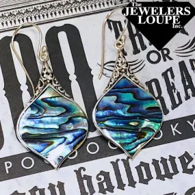 Samuel B. Sterling Silver Abalone Drop Earrings (91679)