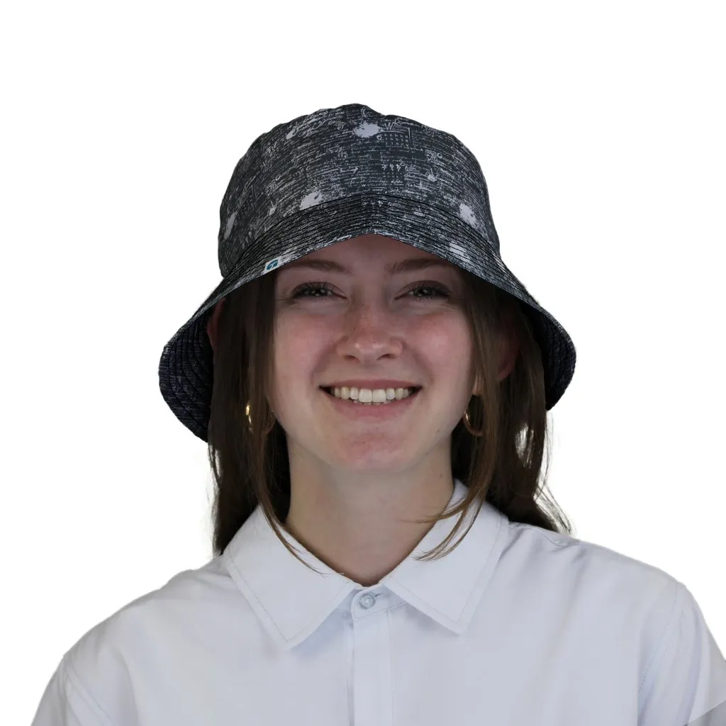 Scripted Ink Bucket Hat