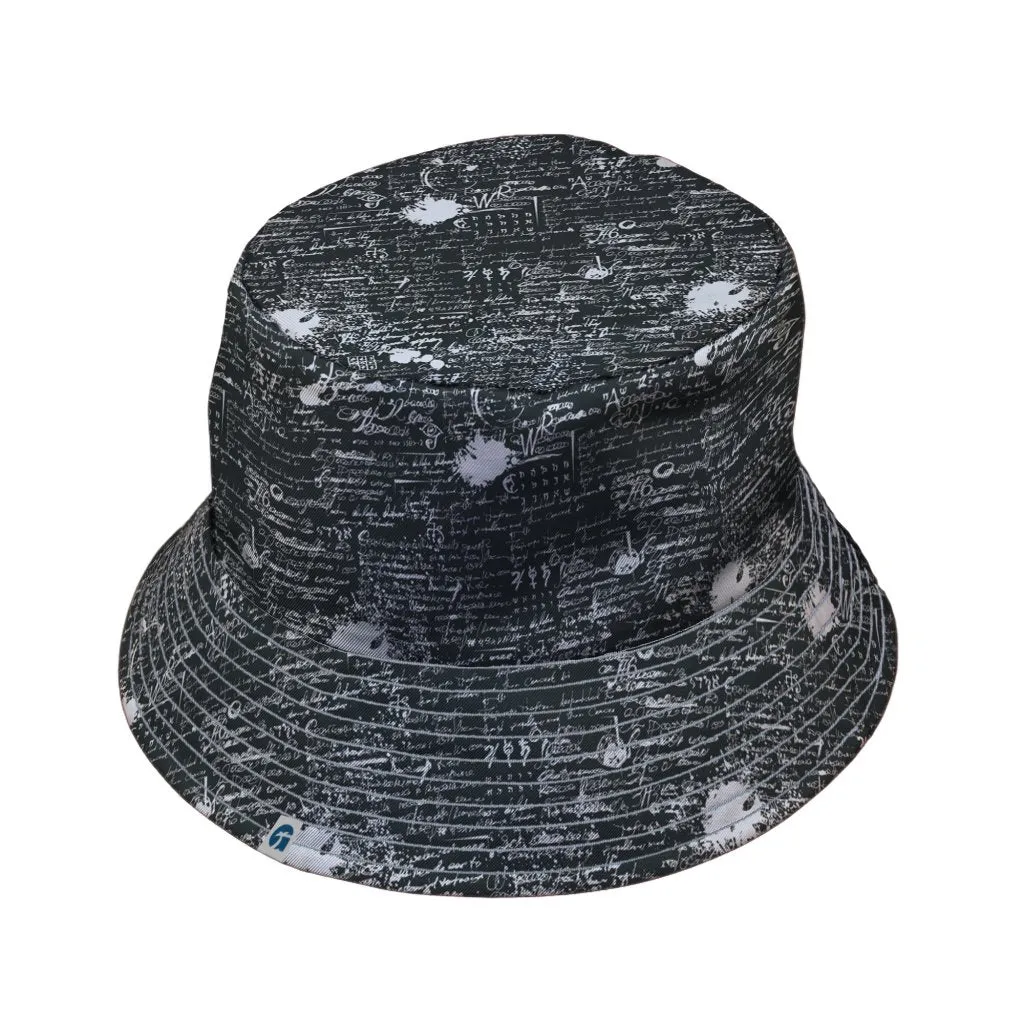 Scripted Ink Bucket Hat