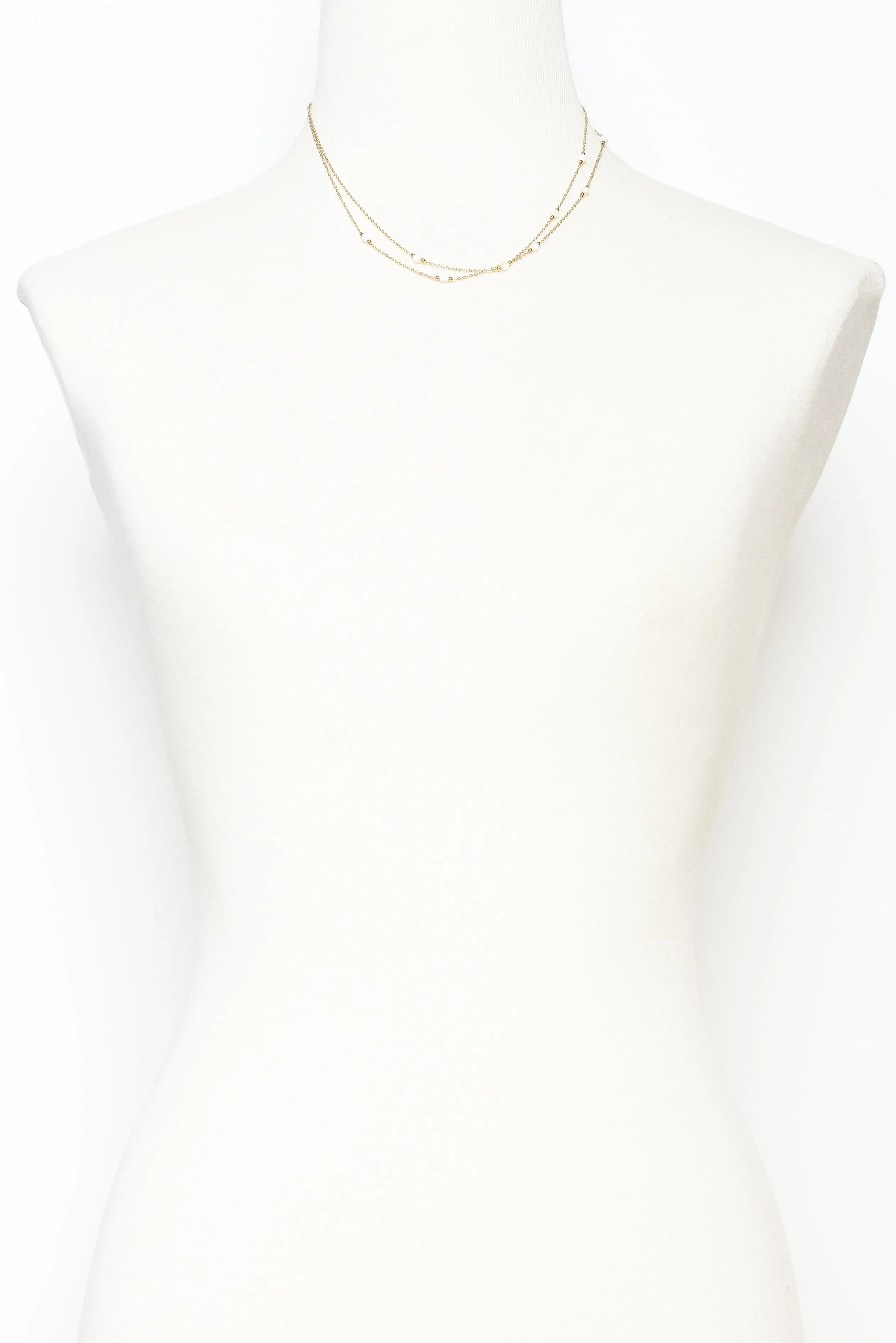 Shira Gold Plated Layered Necklace