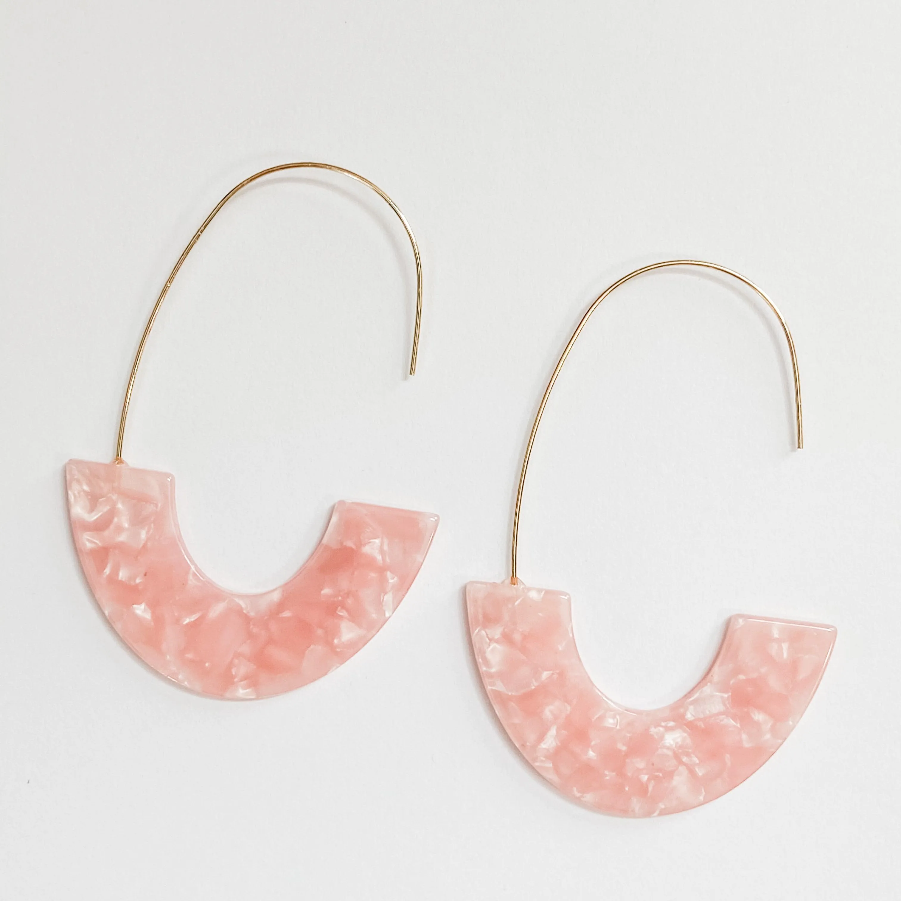 Side Basket Hoop Earrings