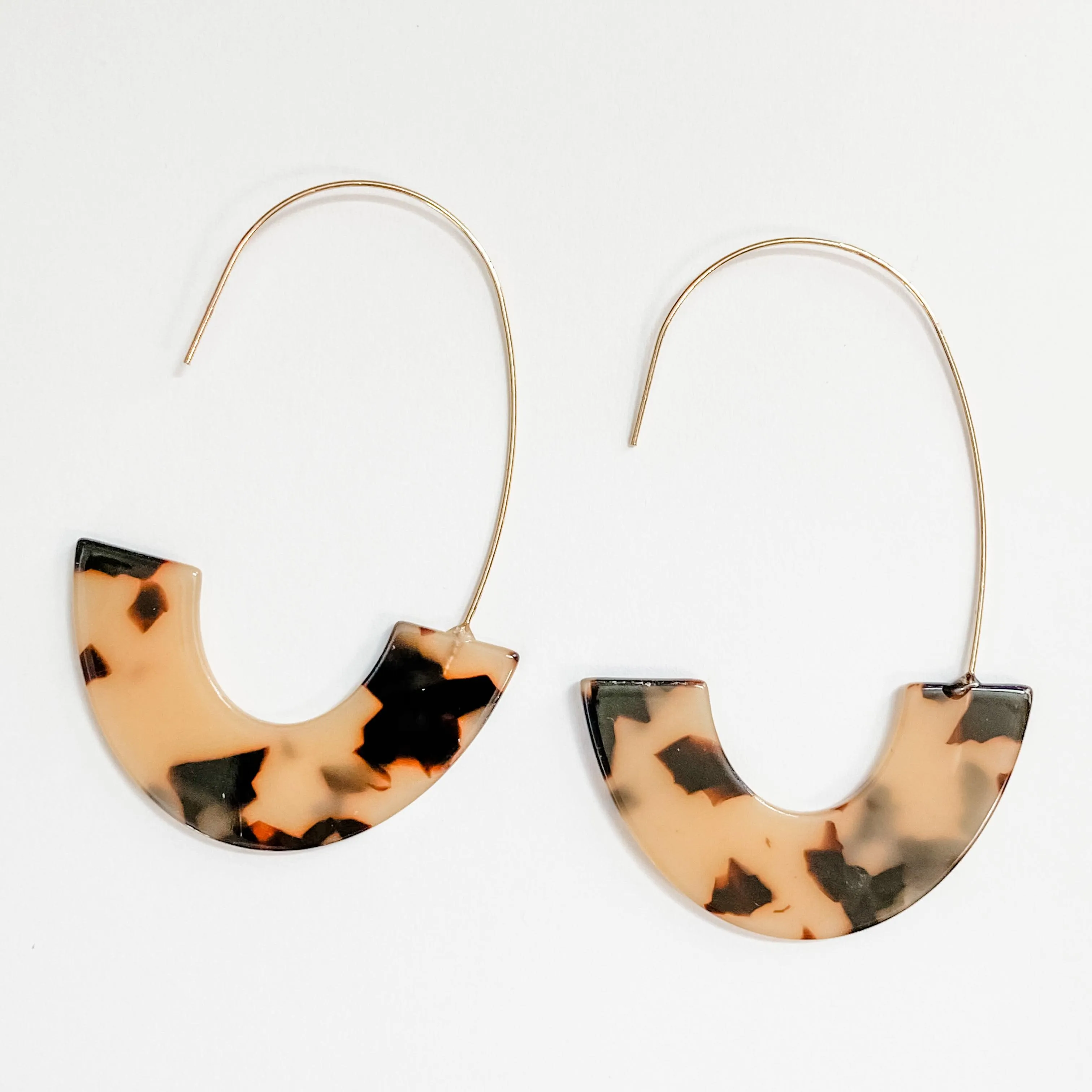 Side Basket Hoop Earrings