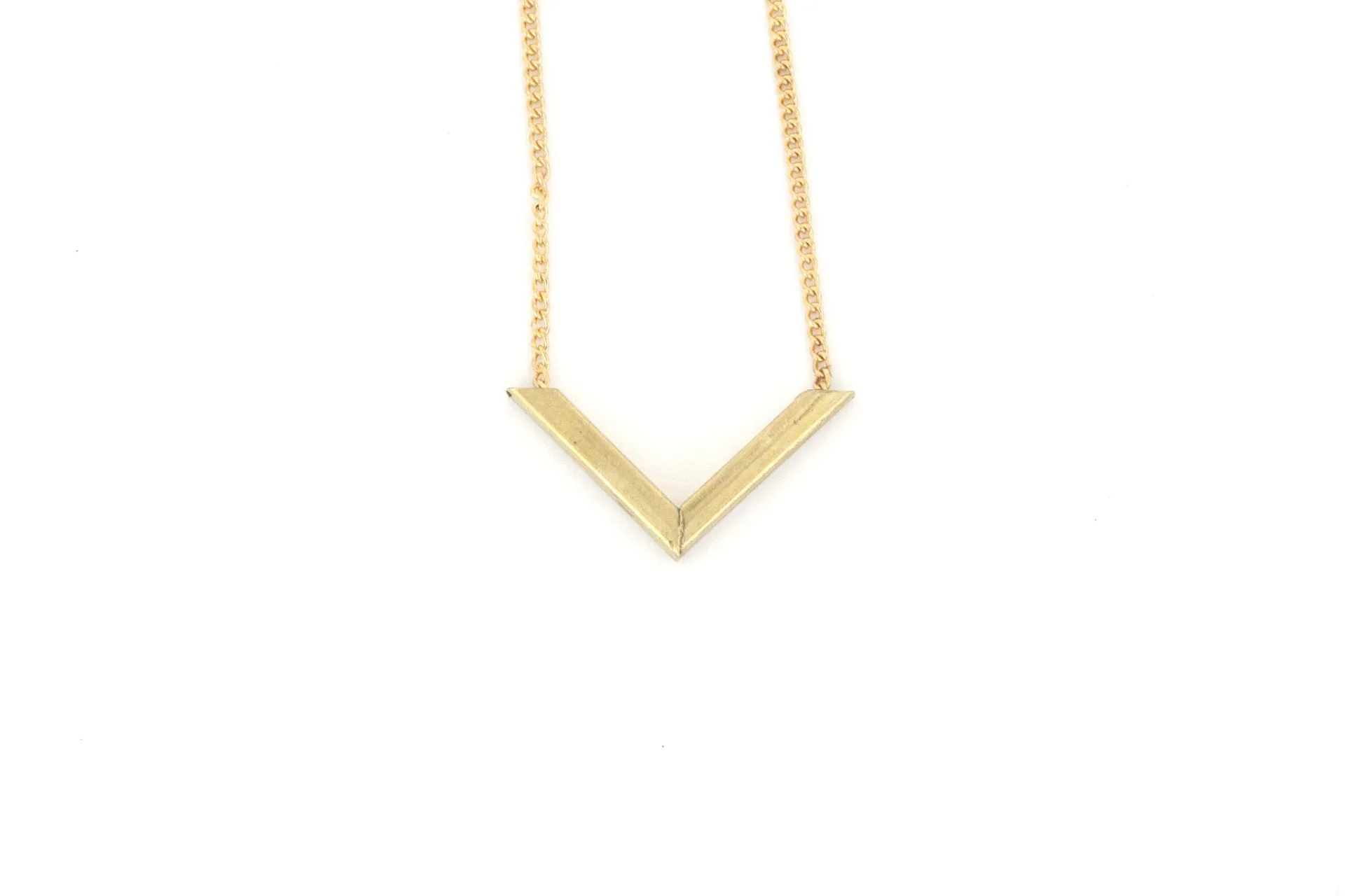 Simple V Necklace