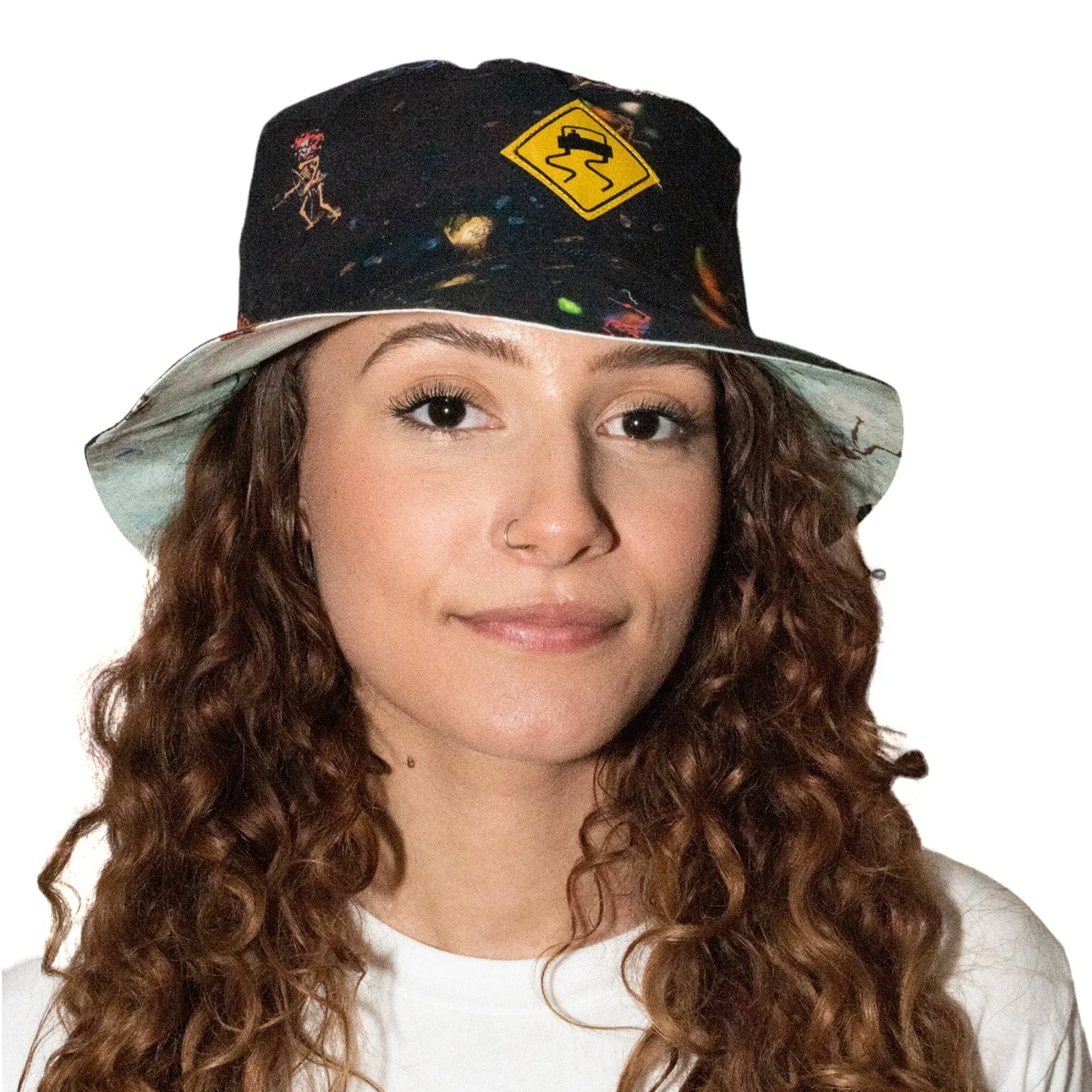 SKIDZ x Mickey Hart Psychopomp Reversible Bucket Hat